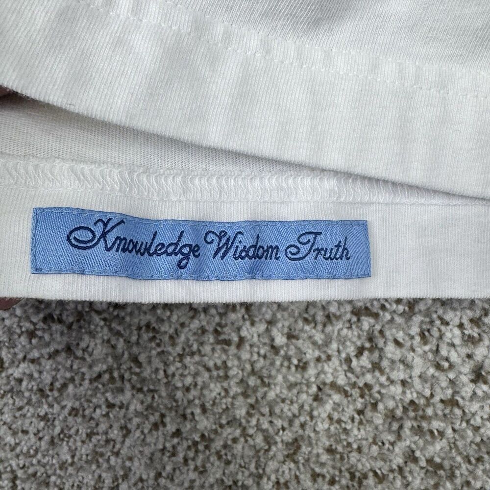 Robert Graham Polo Shirt Men's Large White Classic Fit Embroidered Skull‎ Crown - Picture 11 of 15